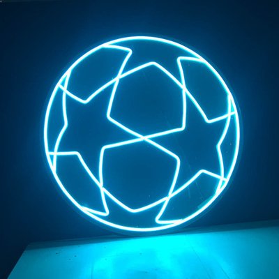 Неонова LED вивіска М'яч 500х500мм 1022088 фото