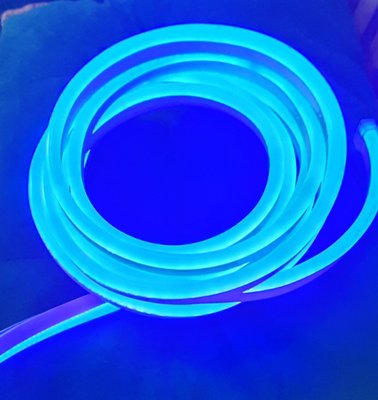 LED Neon стрічка Flex 220v Синій 53бл фото