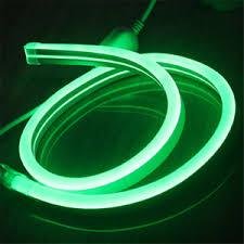 LED Neon стрічка Flex 220v Зелений 53бл фото