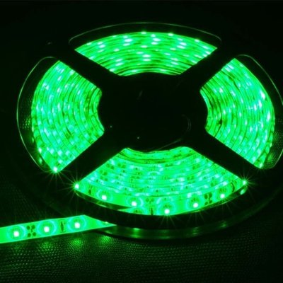 LED стрічка (ціна 1м) IP65 SMD2835 4,8W 12V Зелений з фото