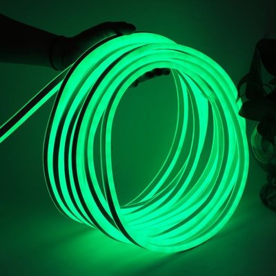 Набір LED Neon G 8х16мм 220v 5м + адаптер живлення та кріплення №53-5 фото