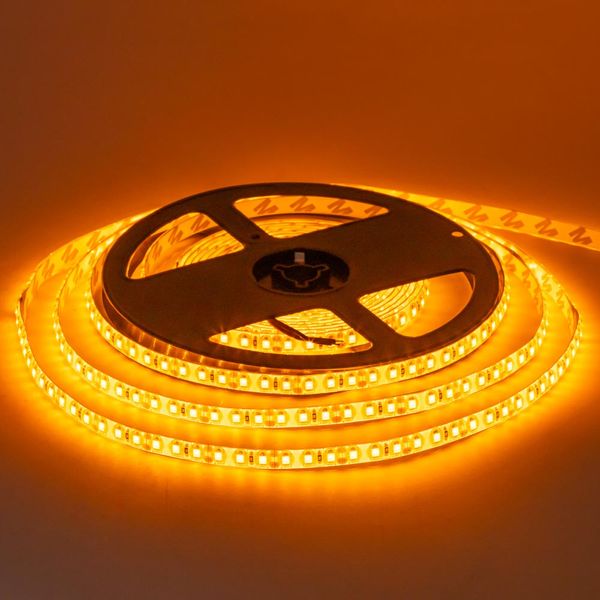 LED стрічка (ціна 1м) IP20 SMD2835 120led/m 9,6W Жовтий кр фото