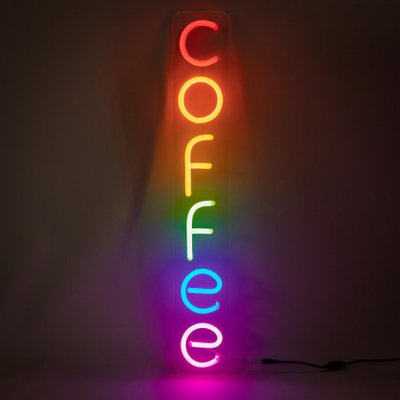 Неонова LED вивіска Coffee 100х650мм 480х145№9 фото