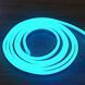 Набір LED Neon Блакитний 8х16мм 220v 3м + адаптер живлення + кріплення №53-3/5/10 фото 1
