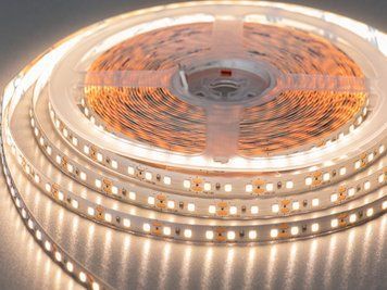 LED стрічка LED IP20 SMD 2835 120led/m 10W 5V Теплий білий 2835/ір20/5 фото