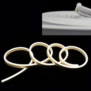 Світлодіодний неон 6x12 IP68 24V Нейтральний-Білий неон24в фото