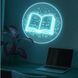Настінний неоновий світильник Книга 40 см книга.напис фото 6