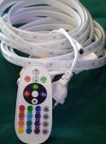 Набір стрічки RGB 220V з пультом 5м IP65 5050 8Вт/м #18-5-10 фото