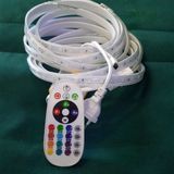 Набір стрічки RGB 220V з пультом 5м IP65 5050 8Вт/м #18-5-10 фото