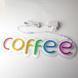 Неонова LED вивіска Coffee 48х15 см з USB-шнуром coffee2 фото 2