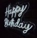 Неоновая Led вывеска Happy Birthday 65х43cм свято1 фото 1