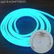 Набір LED Neon Блакитний 8х16мм 220v 10м + адаптер живлення №53-3/5/10 фото 2