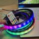 Готовий комплект RGB Smart LED Neon 5 м USB з пультом та кріпленням чорний профіль прям.неонкомпл. фото 1
