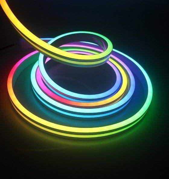 LED Neon стрічка Flex 12v Смарт RGB л фото