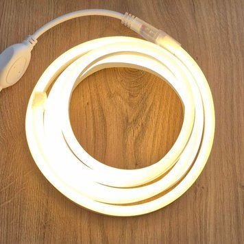 LED Neon стрічка Flex 220v Нейтральний білий 53-1 фото