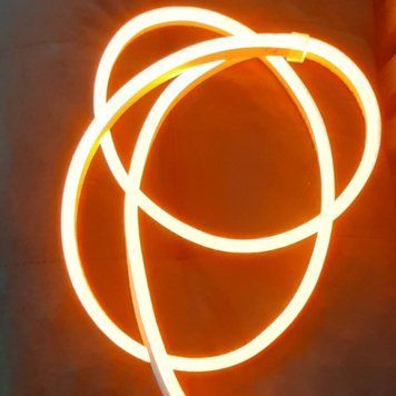 Сборка LED Неон Оранжевый 8х16мм 220v 10м + адаптер питания №53-3/5/10 фото