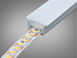 Профіль для LED стрічки гнучкий силіконовий прямий 11х20мм Білий гнучкий фото 4