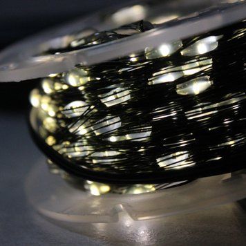 Гирлянда Роса 300 LED 30м, реле 8 режимов +USB Белый 1902 фото
