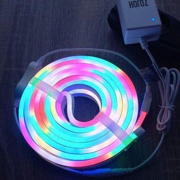 Сборка лента Smart RGB Horoz 220V-10W/m IP65 5050 10м digi фото