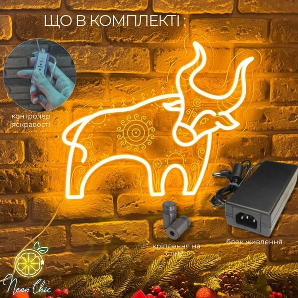 Настінний неоновий світильник  Віл. Сила Предків 49&times;40 см віл фото