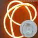 Сборка LED Неон Оранжевый 8х16мм 220v 5м + адаптер питания и крепления №53-3/5/10 фото 2