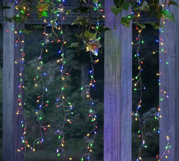Гирлянда Штора 200LED роса-фейерверк 3m*0,6m, 8 режимов +USB Мультиколор 1945-07 фото