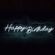 Неоновая Led вывеска Happy Birthday 100х20cм свято1 фото 1