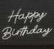 Неоновая Led вывескаHappy Birthday 100х64cм свято1 фото 5