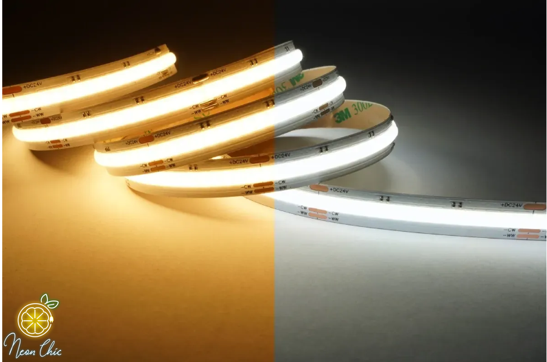 Светодиодная лента СОВ 24V 14W 640LED Белый+Теплый белый сов.w-ww.24V фото