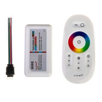 LED контролер світлодіодний білий RGB 18А 216Вт, (8 кнопок) 1009718 фото
