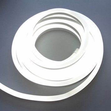 Набір LED Neon Холодний Білий 8х16мм 220v 3м + адаптер живлення №53-3/5/10 фото