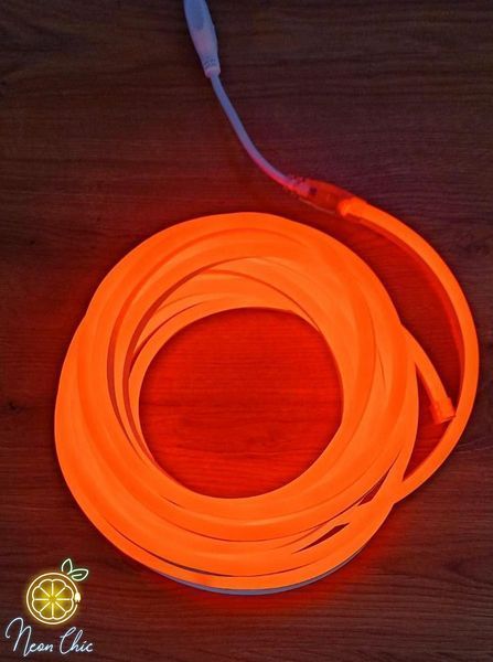 Сборка LED Неон Красный 8х16мм 220v 3м + адаптер + крепления №53-3/5/10 фото