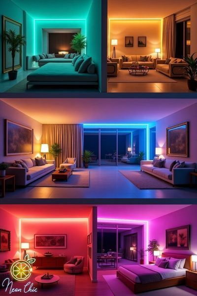 Готовий комплект RGB Smart LED Neon 5 м USB з пультом та кріпленням  прям.неонкомпл. фото