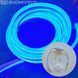 Сборка LED Неон Синий 8х16мм 220v 3м + адаптер питания+крепления №53-3/5/10 фото 2