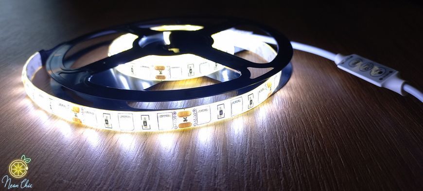 Комплект лента LED IP65 SMD 5050 белая 5м + контроллер + блок питания 6,66А бкомп5 фото