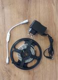 Комплект стрічка LED IP65 SMD 5050 біла 1,5 м + контролер + блок живлення 2А бкомп фото