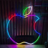 Неонова LED вивіска RGB Apple 70х78см 1022447 фото