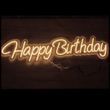 Неоновая Led вывеска Happy Birthday 100х24см свято1 фото