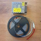 Комплект стрічка LED IP20 SMD2835 120l/m 5м + блок живлення 5А Білий б фото