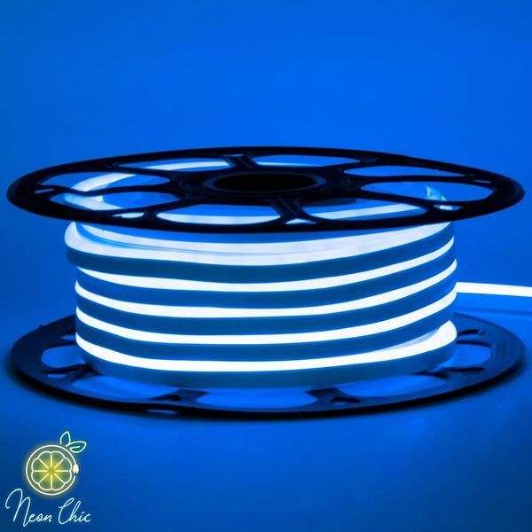 Led лента Неон Силикон 6х12мм 12v Синий #54 фото