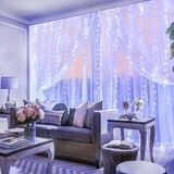 Гірлянда Водоспад 1,5х1,5м Холодна біла вс фото
