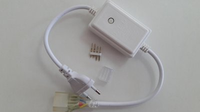 Адаптер питания для RGB светодиодной ленты 10mm + коннектор 4 pin 220V 60-5050 #14/1 фото