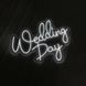 Неоновая вывеска Wedding Day 65&times;50 см кохаю.тебе фото 1