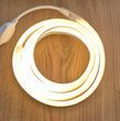 Сборка LED Неон Нейтральный Белый 8х16мм 220v 5м + адаптер питания и крепления №53-3/5/10 фото