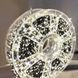 Гирлянда Роса-мишура 1500LED 50м, реле 8 режимов +USB адаптер,зеленый провод Белый 1966 фото 1