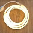 Набір LED Neon Нейтральний Білий 8х16мм 220v 3м + адаптер живлення №53-3/5/10 фото